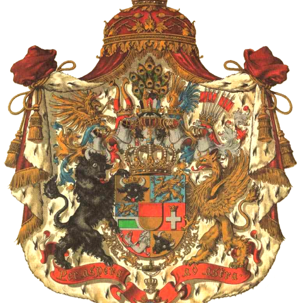 Großes Staatswappen des Großherzogtums Mecklenburg-Schwerin