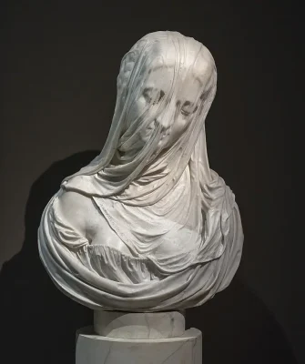 Antonio Corradini - Verschleierte Dame (1722)